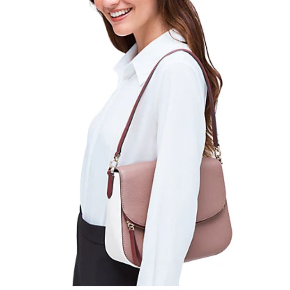 Kate Spade Jackson colorblock medium flap shoulder bag